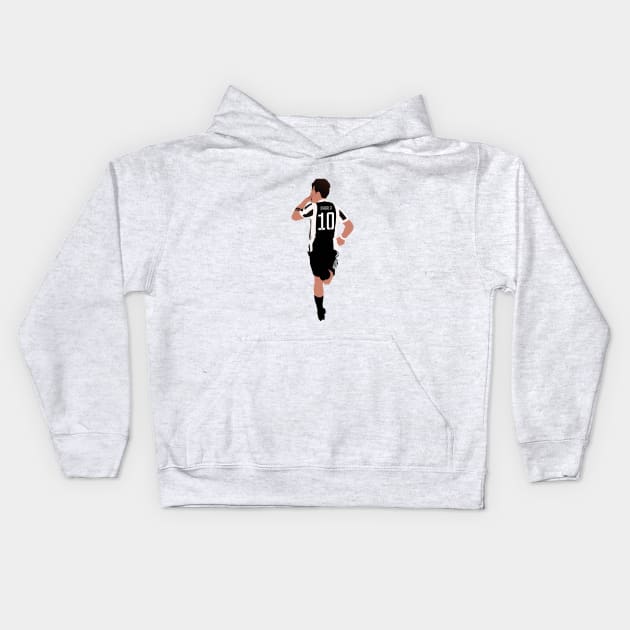 Paulo Dybala Kids Hoodie by CulturedVisuals